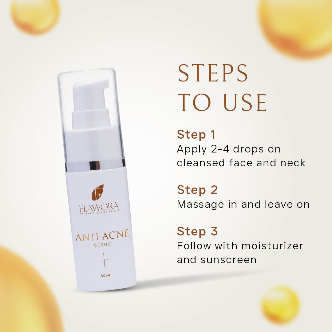 best anti acne serum, steps to use