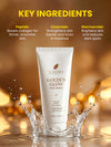 Flawora Set of 2 Golden Glow Facewash with Niacinamide for  Brightening, Moisturization and Nourishment - 100ml