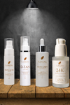 Anti Grey Hair Serum, D Tan Lotion, and Anti Acne Serum & 24K Gold Serum - Combo of 4