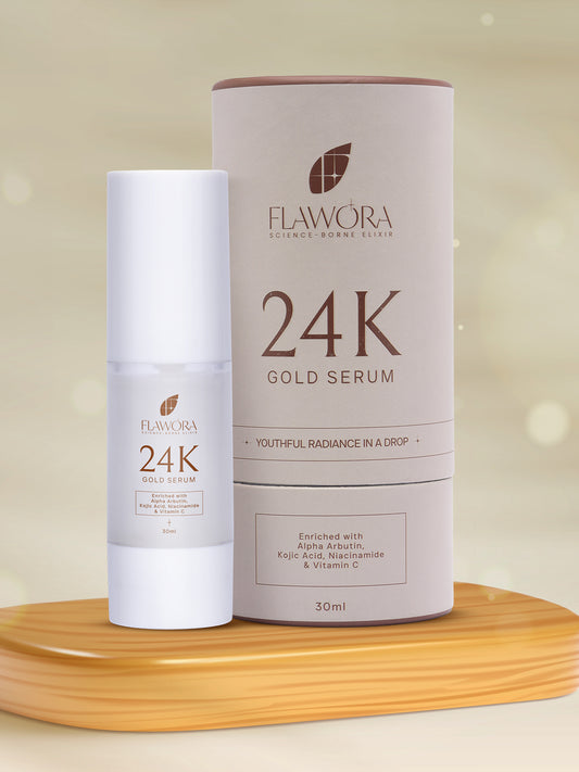 Anti Grey Hair Serum, 24K Skin Gold Serum, Anti Acne Serum - Combo of 3