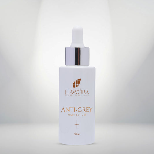 Flawora Anti-Grey Hair Serum with Silverfree & Melanogrey - 50 ml