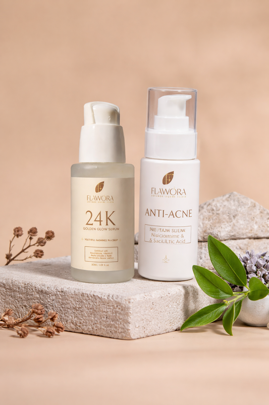 24k Gold + Anti Acne Serum -  Combo